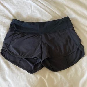 lululemon athletica Black Athletic Shorts